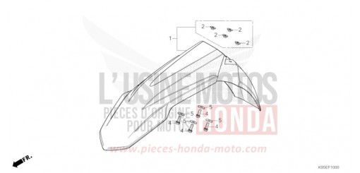 FRONT FENDER CRF250RR de 2024